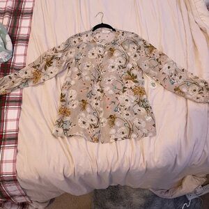 Ivy Silk Blouse Babbie’s Store Poppies